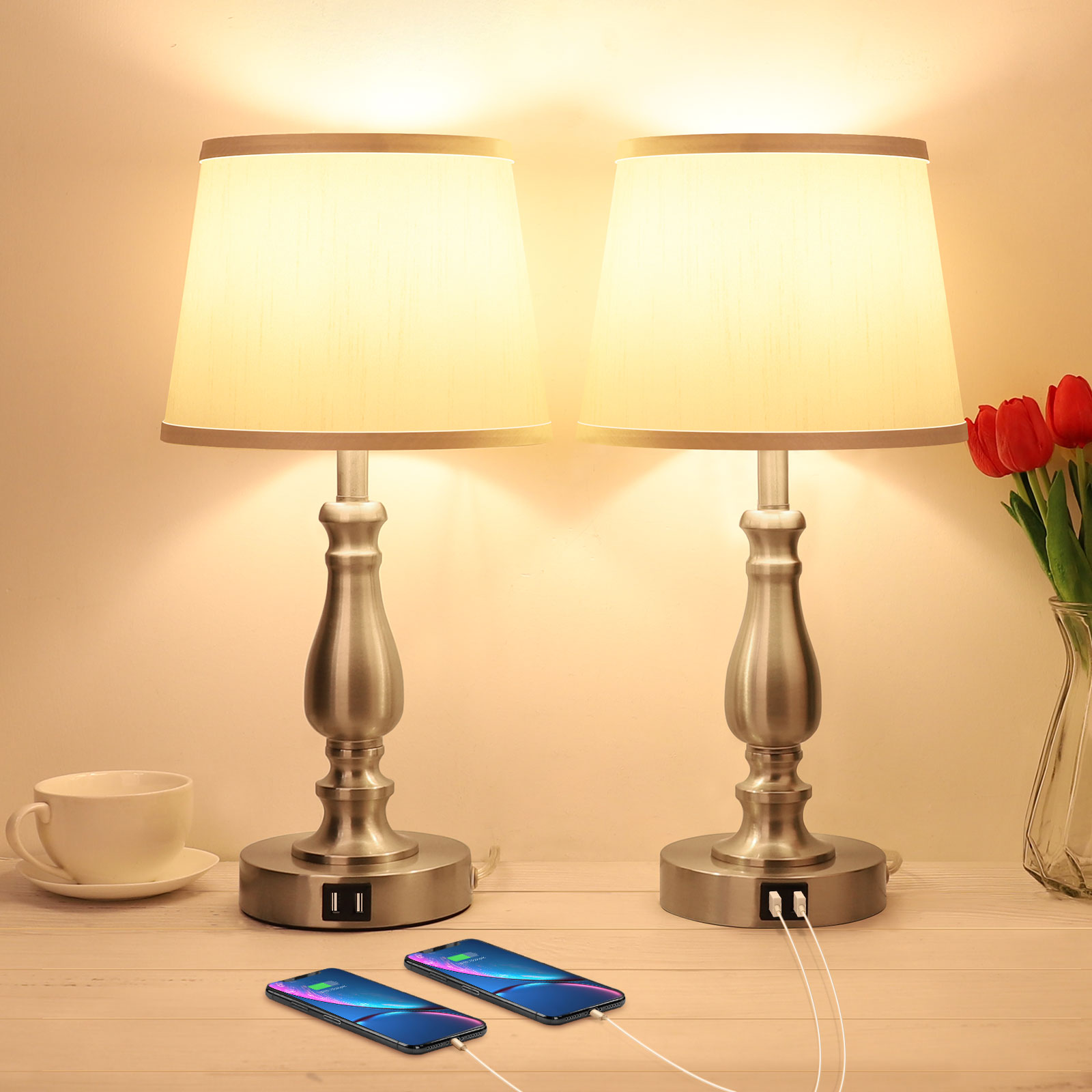 Touch Control Bedside Lamps