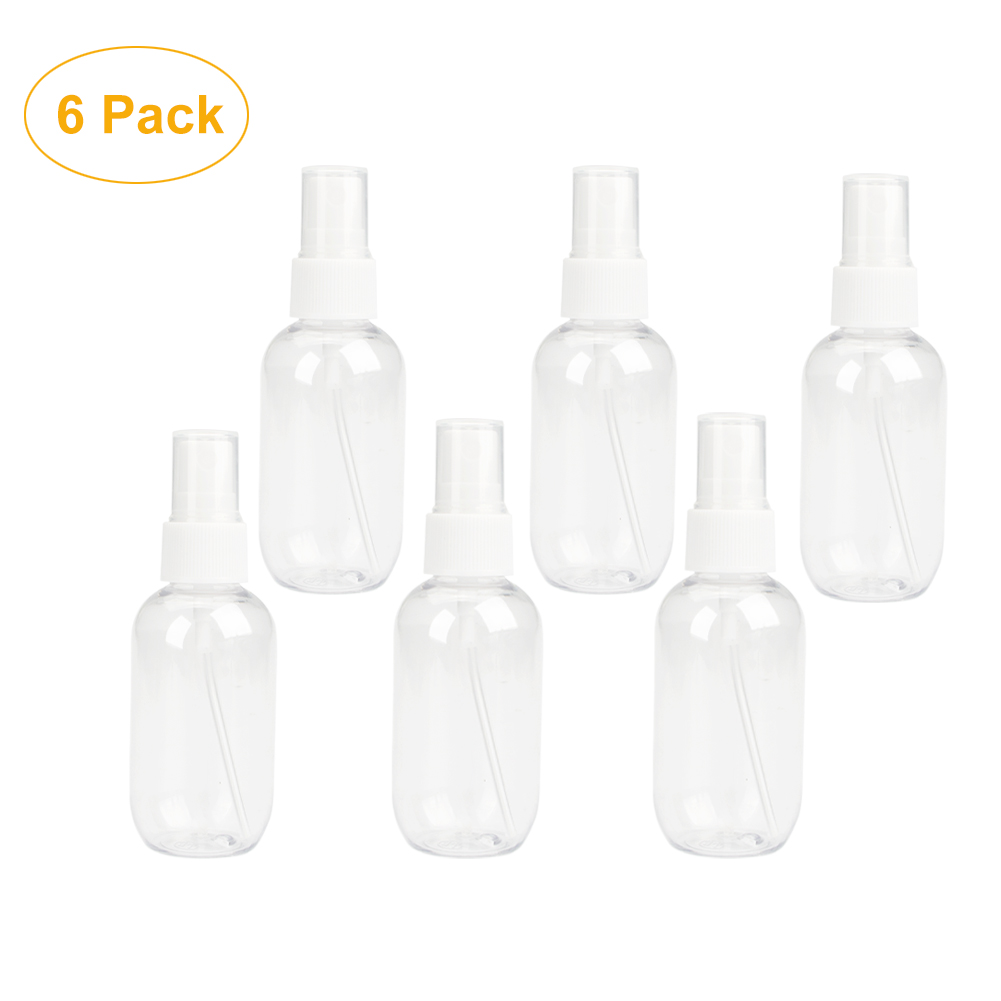 Sprühflasche, 50 ml 2 Unze Mini Sprühflasche Reisegröße Feiner Nebel (6 Pack)